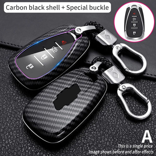 ABS Car Key Case Cover for Chevrolet Chevy Malibu Camaro Cruze Traverse Spark Equinox Sonic Volt Bolt Smart Key Protective Shell