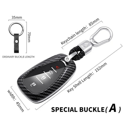 ABS Car Key Case Cover for Chevrolet Chevy Malibu Camaro Cruze Traverse Spark Equinox Sonic Volt Bolt Smart Key Protective Shell