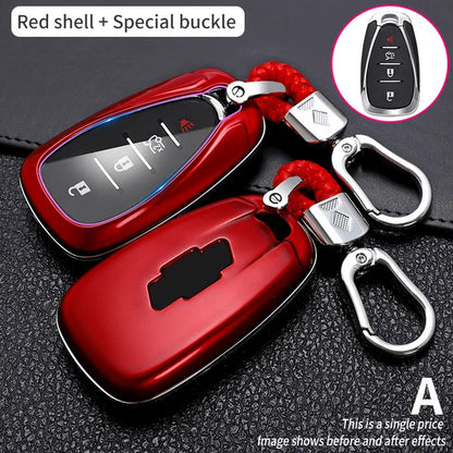 ABS Car Key Case Cover for Chevrolet Chevy Malibu Camaro Cruze Traverse Spark Equinox Sonic Volt Bolt Smart Key Protective Shell