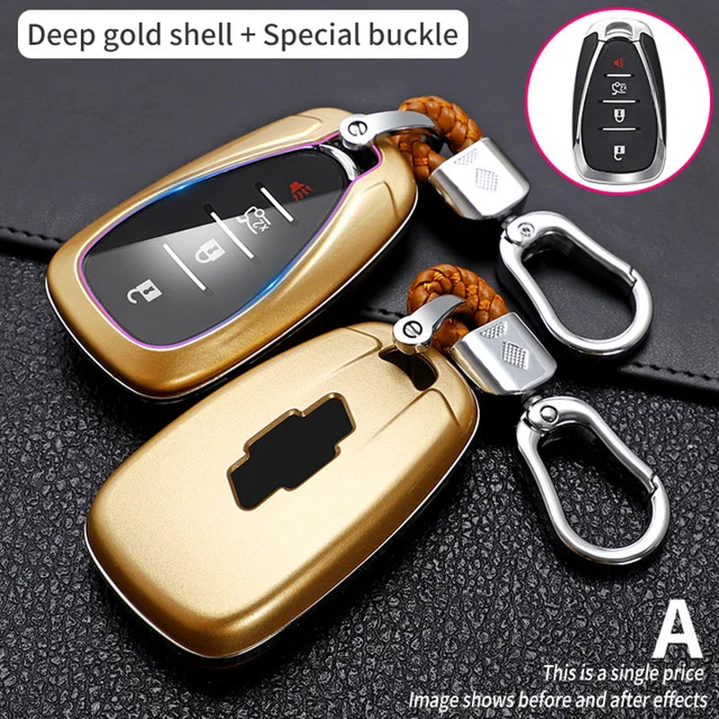 ABS Car Key Case Cover for Chevrolet Chevy Malibu Camaro Cruze Traverse Spark Equinox Sonic Volt Bolt Smart Key Protective Shell