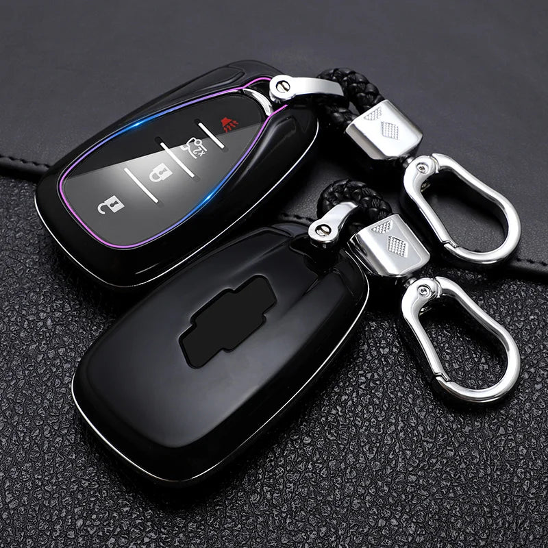 ABS Car Key Case Cover for Chevrolet Chevy Malibu Camaro Cruze Traverse Spark Equinox Sonic Volt Bolt Smart Key Protective Shell